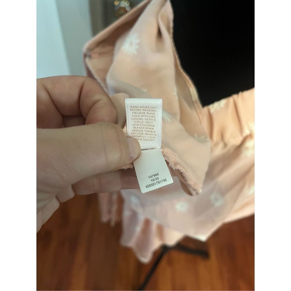 LC Lauren Conrad Pink Floral Midi Wrap Skirt Size XL - Picture 5 of 12